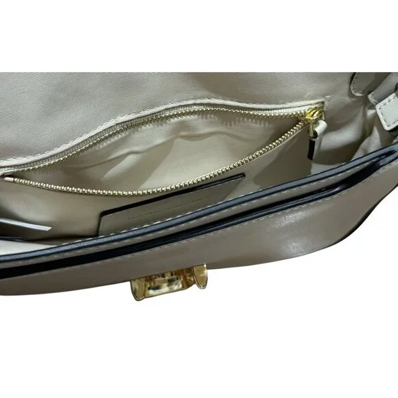 Marc Jacobs Purse The J Marc Shoulder Crossbody Bag Black Beige Cream Gold OS - Picture 10 of 16